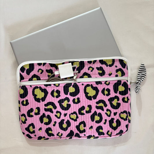 Laptop pink Leopard