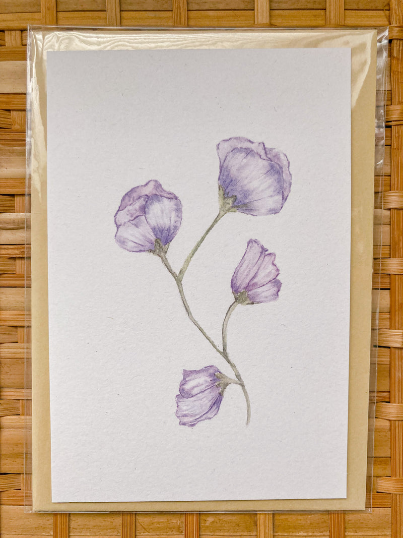 Botanic Purple - ⁨כרטיס ברכה⁩⁩⁩⁩⁩⁩