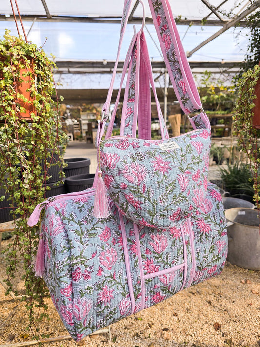 Floral Pink -  תיק קרוסבודי