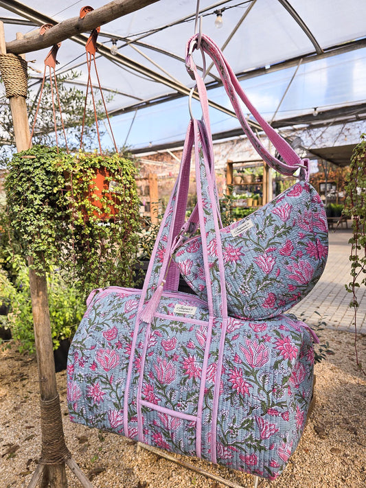 Floral Pink -  תיק דפל