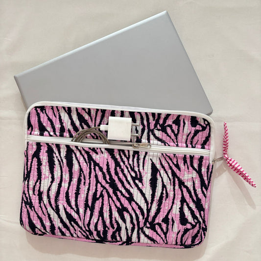 Laptop pink zebra