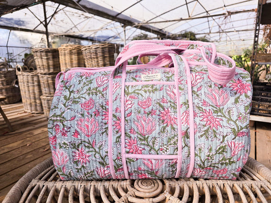 Floral Pink -  תיק דפל